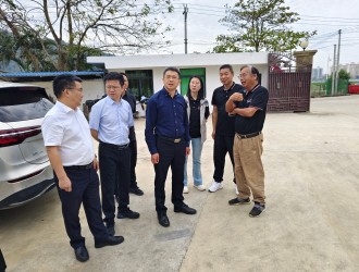 省農業農村廳副廳長陳良偉一行到杭州種業集團南繁基地考察調研